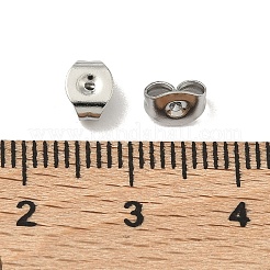 Tarnish Resistant 201 Stainless Steel Ear Nuts&nbsp;X-STAS-S028-11