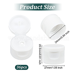 Plastic Flip Bottle Caps&nbsp;FIND-WH0152-706A