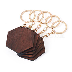 Walnut Wood Pendant Keychains&nbsp;KEYC-TAC0034-06C