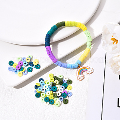 2250Pcs 15 Colors Handmade Polymer Clay Beads&nbsp;CLAY-YW0001-25A