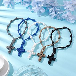 Polyester & Spandex Cord Bracelets&nbsp;BJEW-JB11398