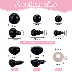 DIY Doll Eyes and Nose Making Sets&nbsp;DIY-WH0888-851D