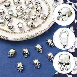 30Pcs Tibetan Style Alloy European Beads&nbsp;TIBEB-FS0001-21AS