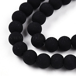 Opaque Glass Beads Strands&nbsp;GLAA-T032-P6mm-MD01