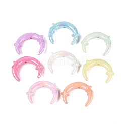 Luminous UV Plating Opaque Acrylic Beads&nbsp;OACR-Q204-32