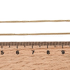 1.5MM Unisex 304 Stainless Steel Curb Chain Necklaces&nbsp;NJEW-P356-15G