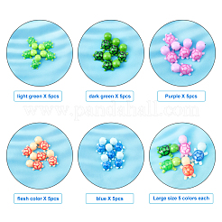10 Style Opaque Resin Cabochons&nbsp;RESI-FH0001-32