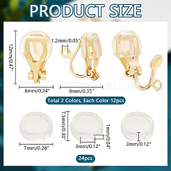 304 Stainless Steel Clip-on Earring Findings&nbsp;STAS-PH0005-65