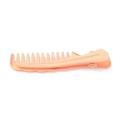 Comb Shape Spray Painted Iron Alligator Hair Clips for Girls&nbsp;PHAR-A011-18