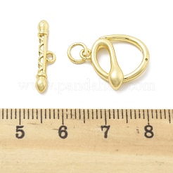 Brass Toggle Clasps&nbsp;KK-A223-35G