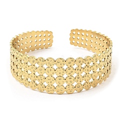 304 Stainless Steel Cuff Bangles&nbsp;LS-BJEW-P302-14G