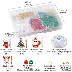 Christmas Theme DIY Bracelet Making Kit&nbsp;DIY-YW0007-02