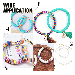 Handmade Polymer Clay Beads&nbsp;CLAY-PH0001-26C