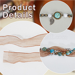 3Pcs 3 Styles Alloy & Polyester Hat Band Sets&nbsp;AJEW-GF0011-92