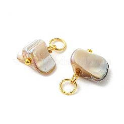 Natural Freshwater Shell Pendants&nbsp;PALLOY-JF05536-01