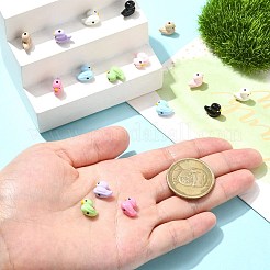 16Pcs 8 Colors Baking Paint Zinc Alloy Beads&nbsp;FIND-CJ0004-72