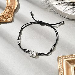 Nylon Thread Braided Bead Bracelets&nbsp;BJEW-JB11212-03