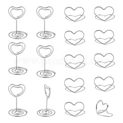 30Pcs 2 Styles Iron Name Card Holder&nbsp;ODIS-TA0001-09
