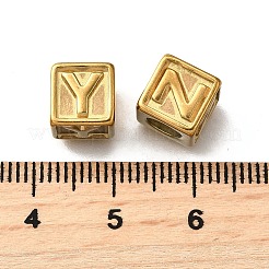 26Pcs 26 Styles 304 Stainless Steel Cube Beads&nbsp;STAS-V009-01G