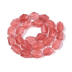 Cherry Quartz Glass Beads Strands&nbsp;G-Q608-11J
