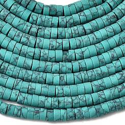 Dyed Synthetic Turquoise Beads Strands&nbsp;G-Z089-A04-O