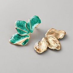 Alloy Enamel Stud Earrings&nbsp;EJEW-WH0014-169
