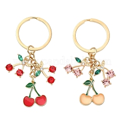 Alloy Resin and Rhinestone Keychain&nbsp;X1-KEYC-YW00141-01