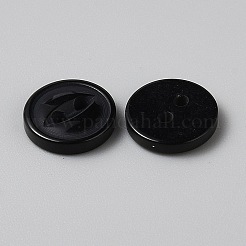 2-Hole Resin Buttons&nbsp;LS-FIND-WH0170-88B-01