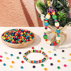 1000Pcs Natural Maple Wood Beads&nbsp;WOOD-PA0001-62