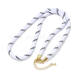 Ployester Core-Wrapped Round Cord Necklace Making&nbsp;KK-CBACFA2-03G