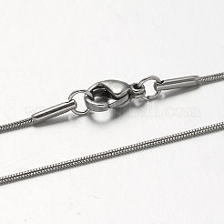 304 Stainless Steel Snake Chains Necklaces&nbsp;STAS-F094-23