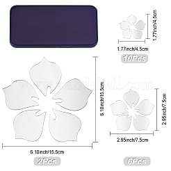 Mirror Wall Stickers&nbsp;DIY-CN0001-89C