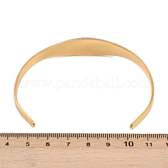 Saint Benedict Religion 304 Stainless Steel Cuff Bangles for Women&nbsp;LS-BJEW-S181-01G