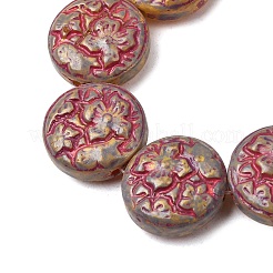 Painted Glass Beads Strands&nbsp;GLAA-Z021-18