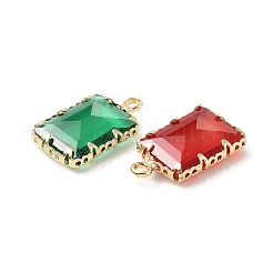 Brass with K9 Glass Pendants&nbsp;KK-C024-30KCG