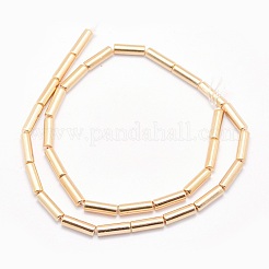 Electroplate Non-magnetic Synthetic Hematite Beads Strands&nbsp;G-L485-18-LG