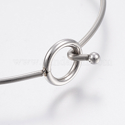 Tarnish Resistant 304 Stainless Steel Expandable Bangle Making&nbsp;LS-STAS-F148-01P