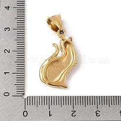 304 Stainless Steel Pendant Rhinestone Settings&nbsp;STAS-B167-14B-G