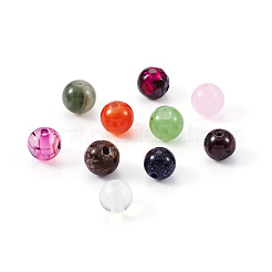450Pcs 18 Colors Natural & Synthetic Gemstone Beads&nbsp;G-YS0001-10