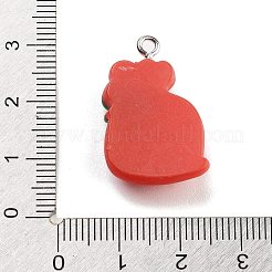 Christmas Theme Opaque Resin Pendants&nbsp;RESI-F054-B02