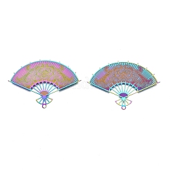 Ion Plating(IP) 304 Stainless Steel Filigree Pendants&nbsp;X-STAS-T057-60