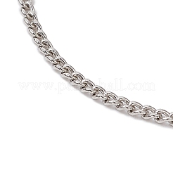 Brass Curb Chains Bracelet Making&nbsp;AJEW-JB01329-02