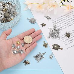 16 Style Tibetan Style Alloy Pendants&nbsp;FIND-CA0006-35