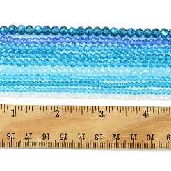 Electroplate Glass Beads Strands&nbsp;EGLA-FS0001-42A