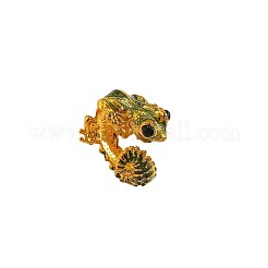 Alloy Enamel Cuff Open Rings&nbsp;WG630D7-01
