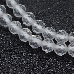 Natural Quartz Crystal Beads Strands&nbsp;G-E411-28-2mm