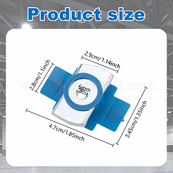 120Pcs Carbon Steel & Plastic Spring Nuts&nbsp;FIND-DL0001-12B