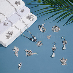 70Pcs Tibetan Style Alloy Pendants&nbsp;FIND-UN0007-70