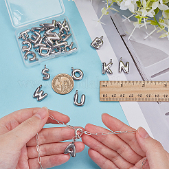 26Pcs 26 Styles 304 Stainless Steel Pendants&nbsp;STAS-WR0001-37P