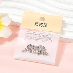 SHEGRACE Brass Crimp Beads&nbsp;XGR0053P-63P
